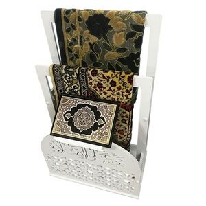 Islamic Praying Rug and Quran Holder stand - NWT

Read description